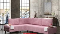 Inferno Kose Koltuk Takımı pembe