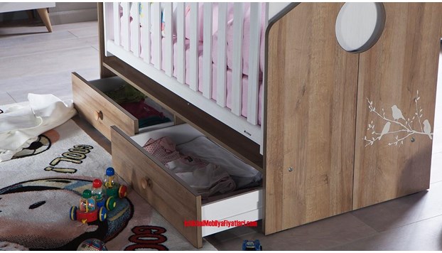 İstikbal Mobilya Santino Bebek Odası Takımı Beşik Modeli Özellikleri