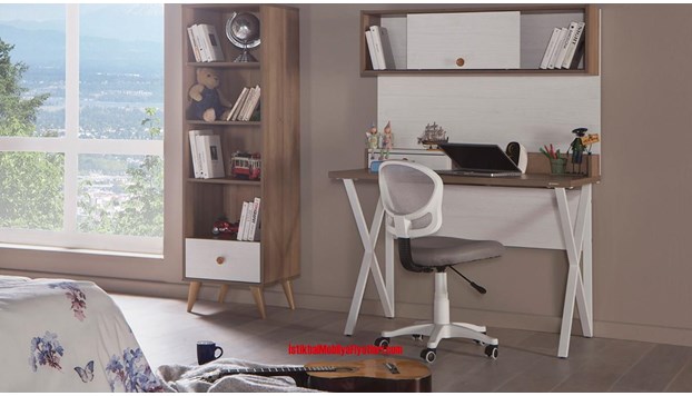 İStikbal Mobilya Santino Genç OdasıTakımı Kitaplık&Çalışma Masası Modeli